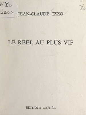 cover image of Le réel au plus vif